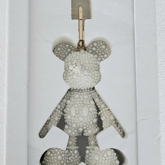 BaubleBar Jewelry - Disney BAUBLEBAR X Mickey Mouse Crystal PEARL Bag Charm Keyring - NIB